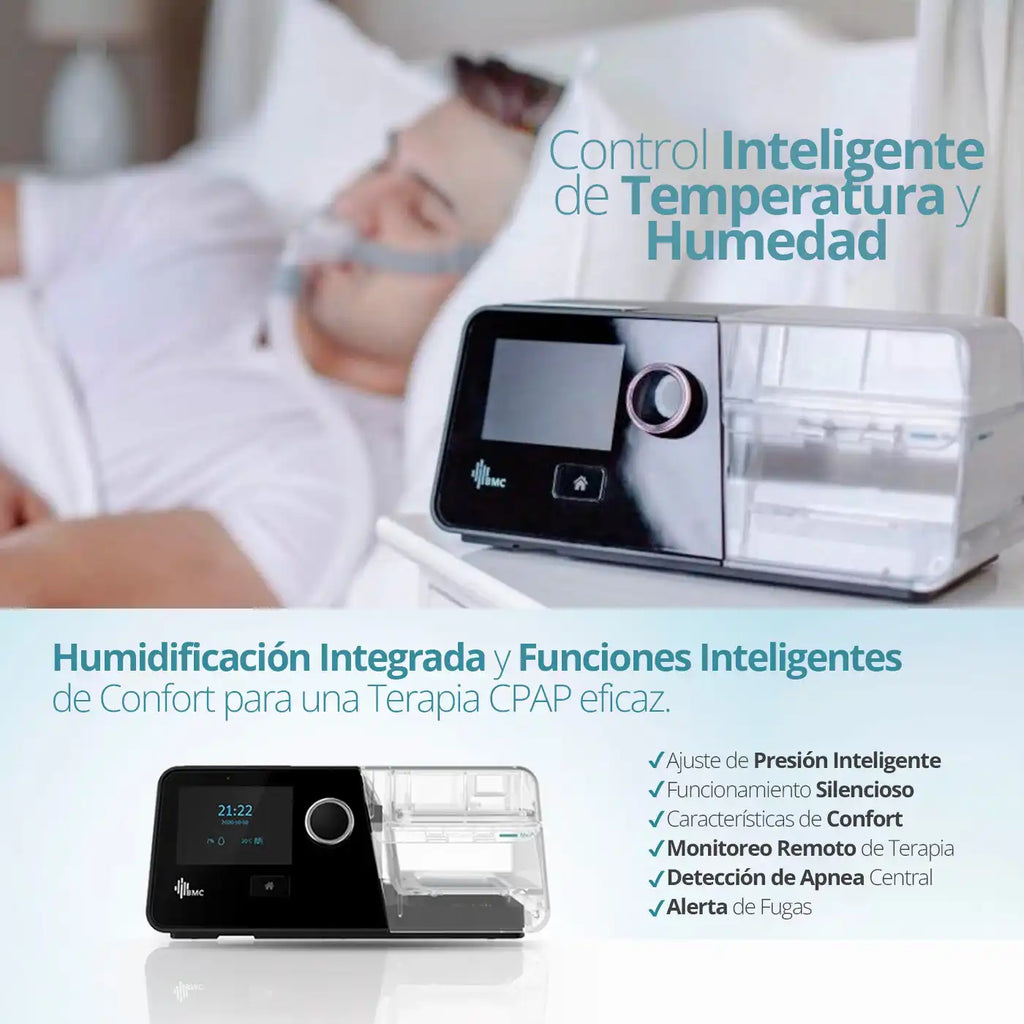 Sistema inteligente de control de humedad para terapia respiratoria continua