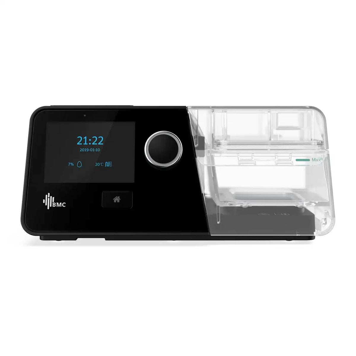 CPAP BMC G3 A20 con humidificador térmico integrado para mayor comodidad