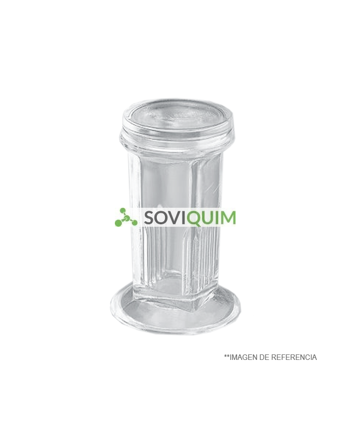 Cubeta de tincion vidrio Coplin