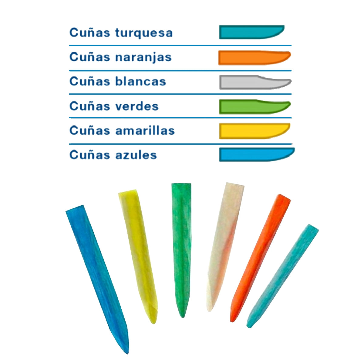 CUÑAS DE MADERA 100 UN KERR