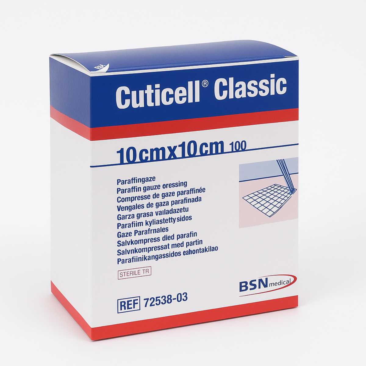 Gasa Parafinada Cuticell Classic 10 X 10cm