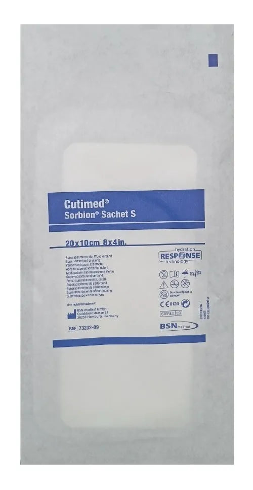 Cutimed Sorbion 10 X 20 CM Aposito absorbente alto exudado Unidad