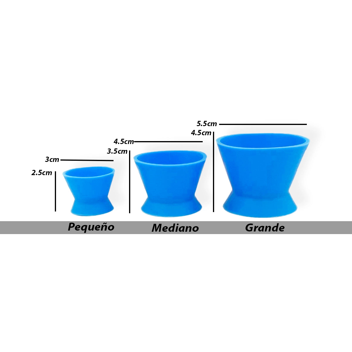 VASO DAPPEN DE SILICONA SKYDENT