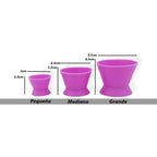 dappen de silicona morado