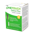 Lancetas OneTouch Delica caja 100 unidades — punción glucómetro hemoglucotest Select Plus Flex