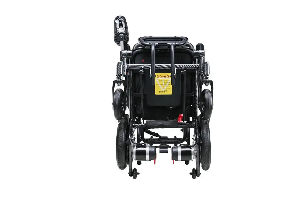 Silla de ruedas eléctrica plegada