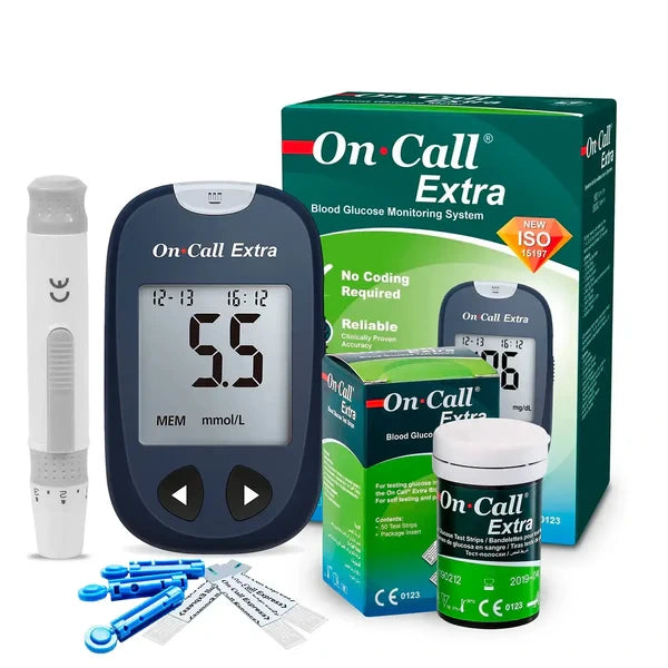 Glucómetro On Call Extra + 50 Cintas