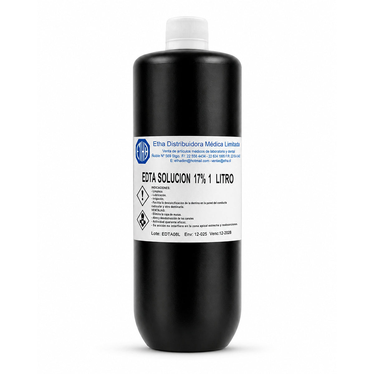 EDTA SOLUCION 17% 1 LITRO ETHA