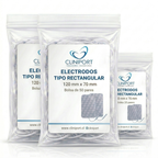 Electrodo de Superficie Rectangular 120mm x 70mm | Formato Pack Clínico