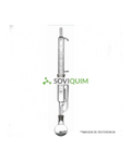 Extractor Soxhlet 100 ml. balon 250 ml f/redondo 24/40. refrigerante de bola 45/40 completo