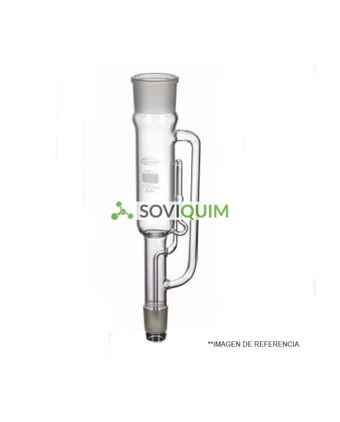 Extractor Soxhlet. 100 ml con 45/40 . NS 24/40