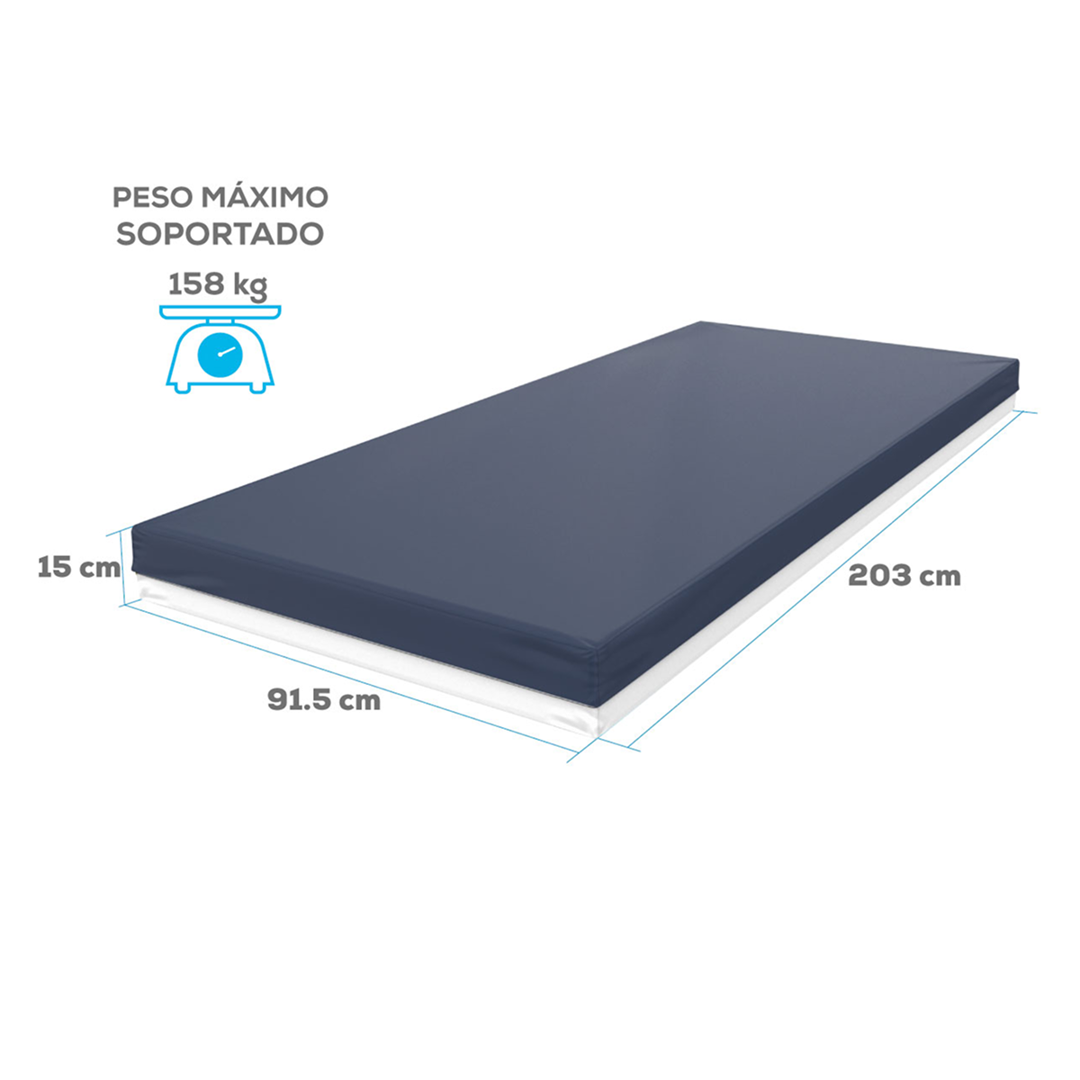 Colchón Antiescaras Viscoelástico TM526 | TheraDays