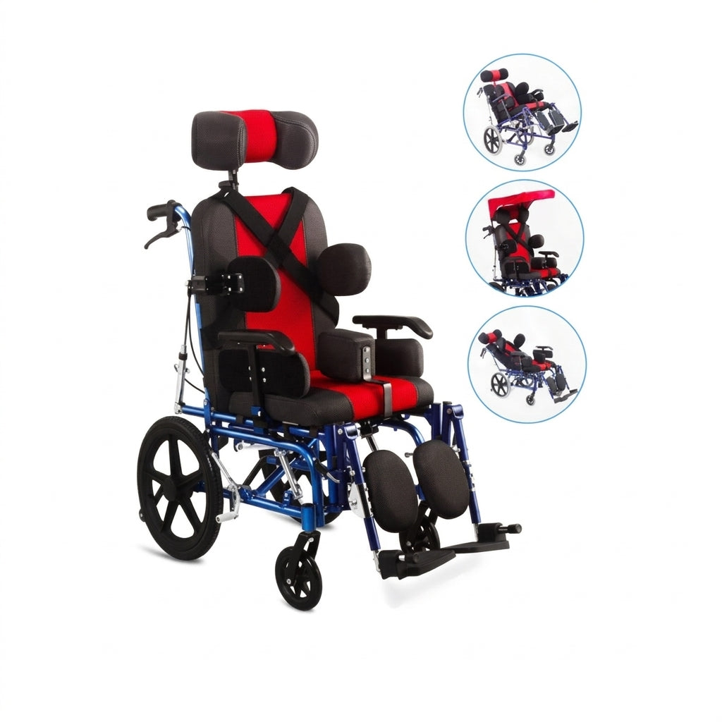 Respaldo reclinable de silla neurológica