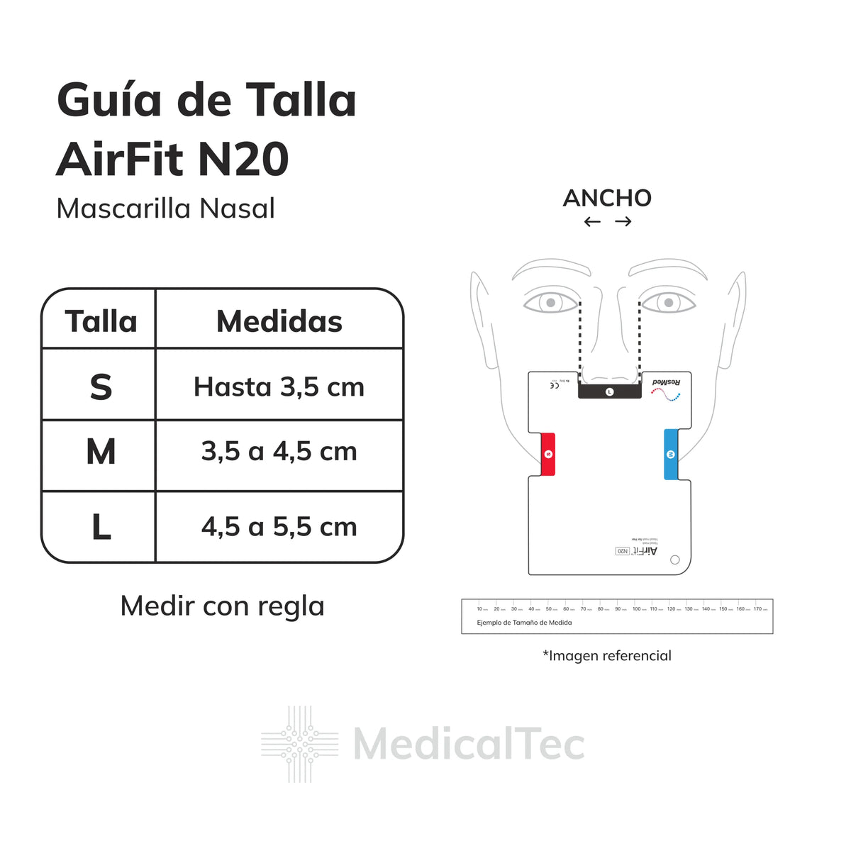 Mascarilla Nasal AirFit N20 | Resmed