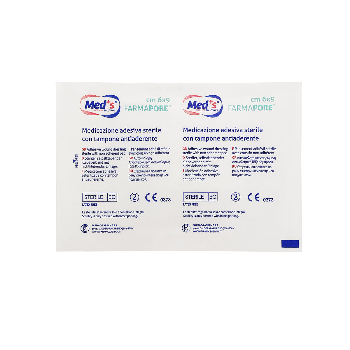 Apósito Adhesivo TNT Farmapore 6x9 cm — Med's (REF 1206310609M)