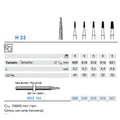 Fresa Carbide Tronco Cónica Con Corte Transversal