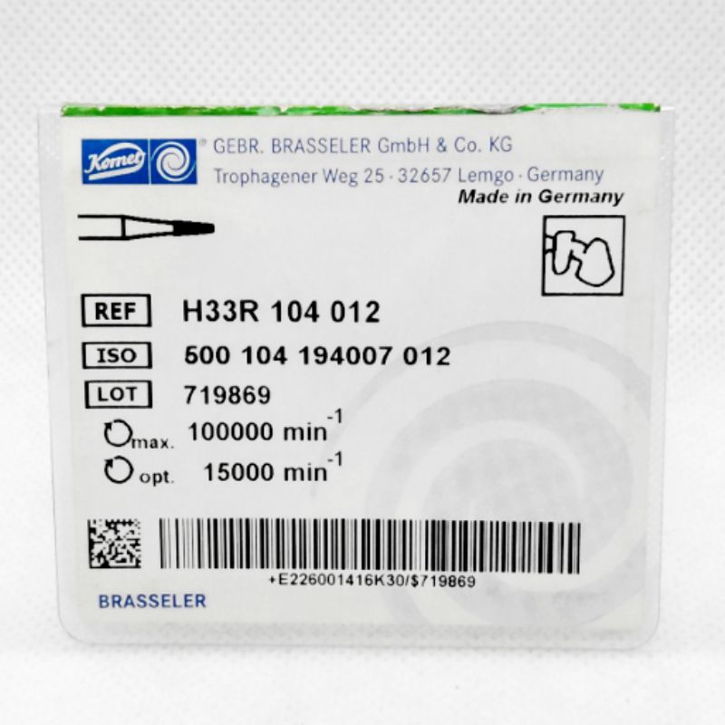 Fresa Cónica C/Transversal Redonda