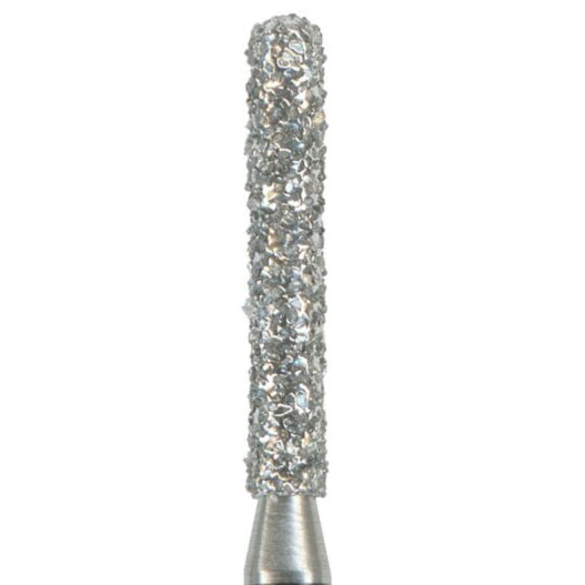 Fresa Diamante Cilíndrica extremo redondo AV mod. 881 (141), grano fino (rojo)