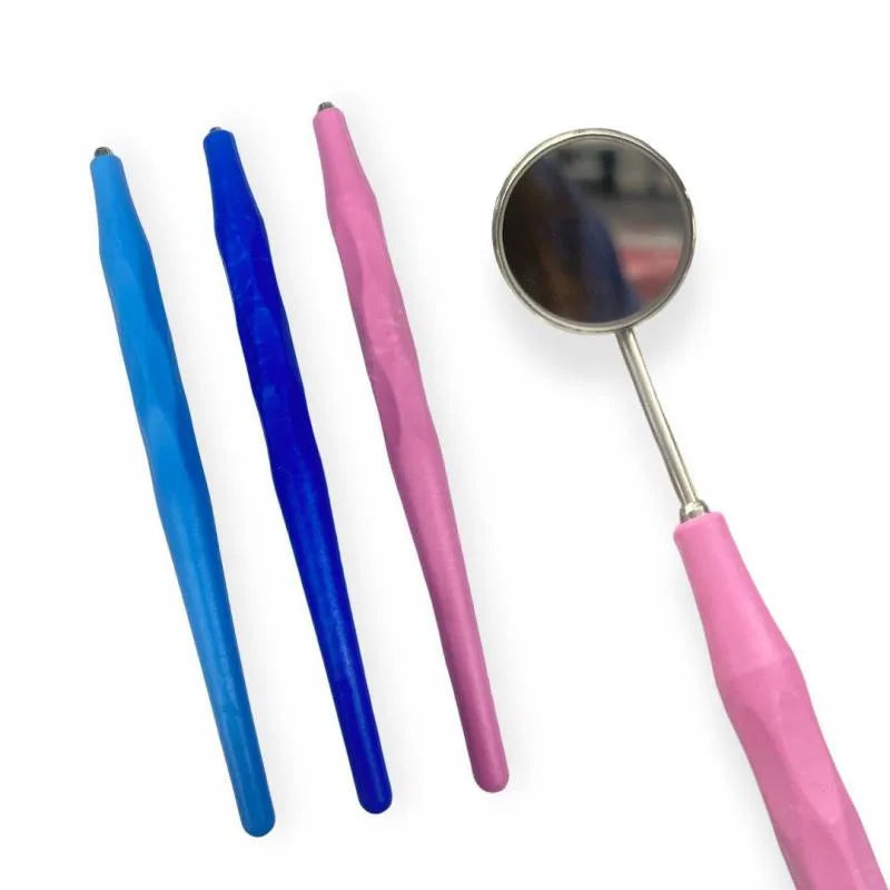 Espejo Dental Con Mango De Colores - FRONT SURFACE