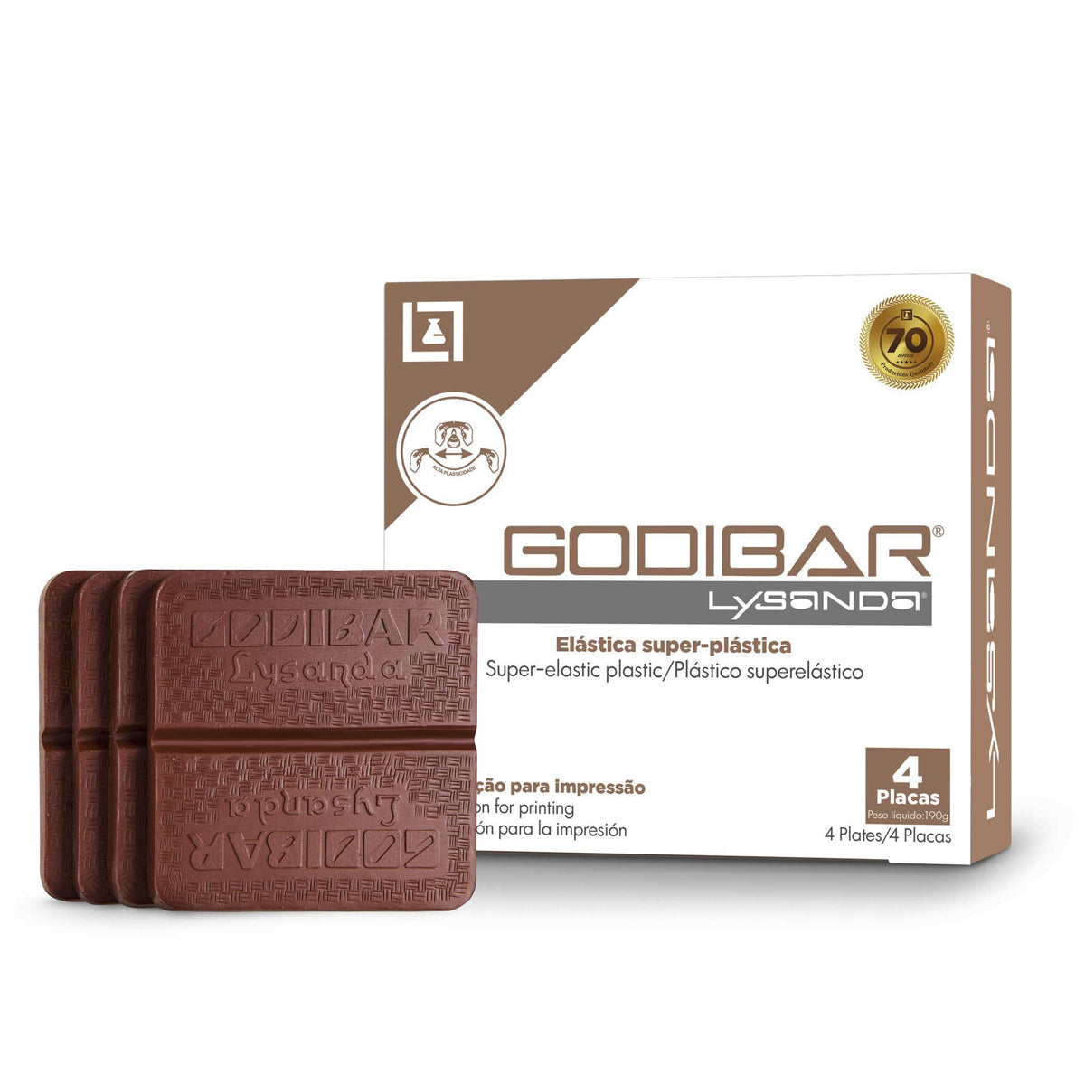 GODIVA EN BARRA 4 PLACAS LYSANDA
