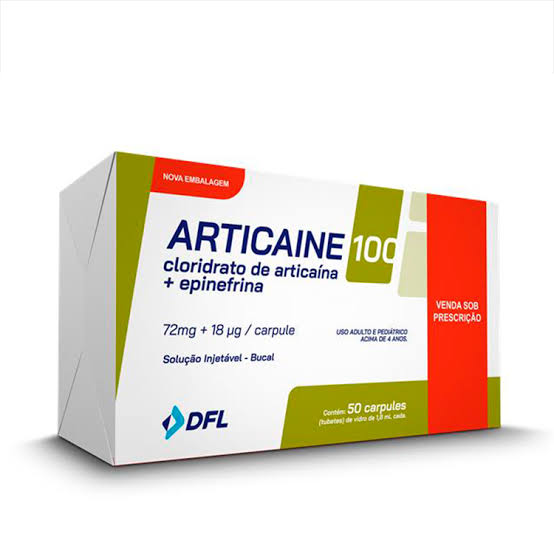 Anest. Articaina Hci 4% C- Epinef  50 carpules vidrio - DFL
