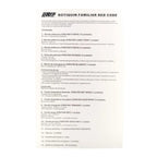 Instructivo y listado de insumos del botiquín Red Code IRP