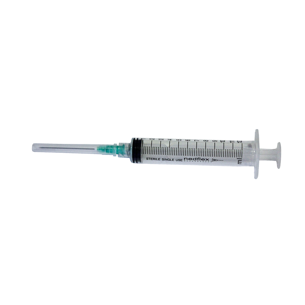 Jeringa 10 cc con aguja 21G X 1 ½" Nedflex