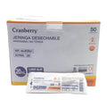 Jeringa 20 ml Luer Slip 21G x 1½ Cranberry caja 50 unidades con empaque individual