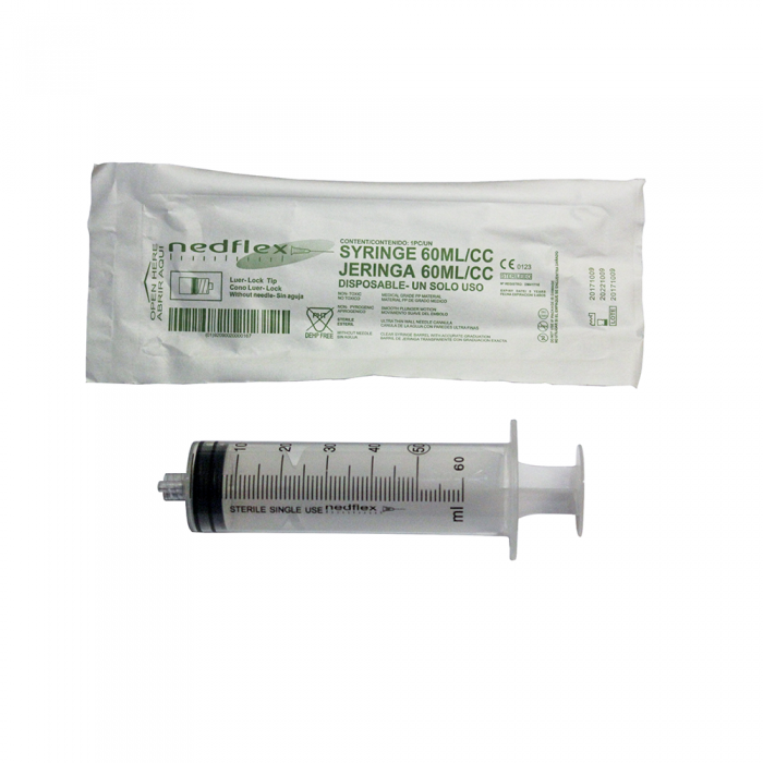 Jeringa 60cc sin Aguja Nedflex