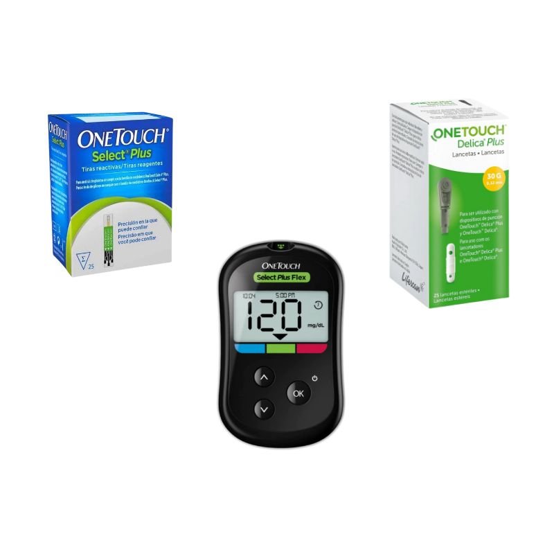 Kit Starter Básico Glicemia Select Plus Flex - tubotiquin.cl