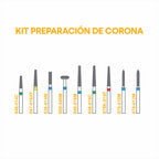 KIT DE FRESAS PARA PREPARACION DE CORONAS SKYDENT