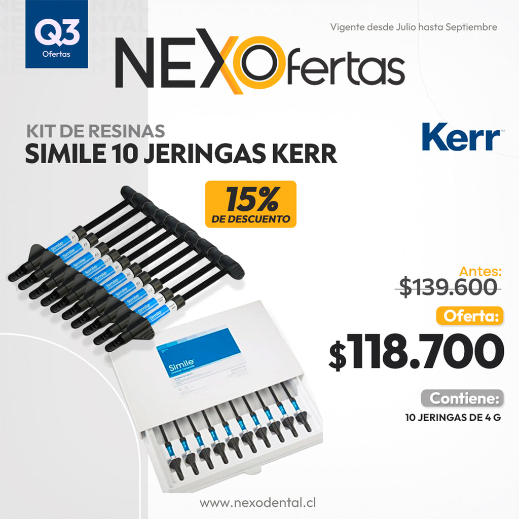 KIT DE RESINAS SIMILE 10 JERINGAS KERR