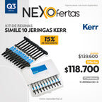 KIT DE RESINAS SIMILE 10 JERINGAS KERR