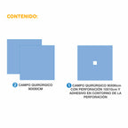 KIT PARA CIRUGIA TERCER MOLAR CON ADHESIVO SKYDENT