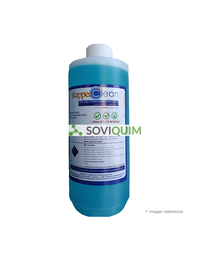 KopperClean liquido Concentrado 1000 cc, aroma manzana-canela
