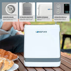 Longfian JAY1000P con 5 niveles de flujo pulsado para oxigenoterapia portátil