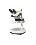 Lupa estereoscopica trinocular LED, con Zoom, luz incidente y transmitida, 0,7x - 4,5x, oculares WF10X