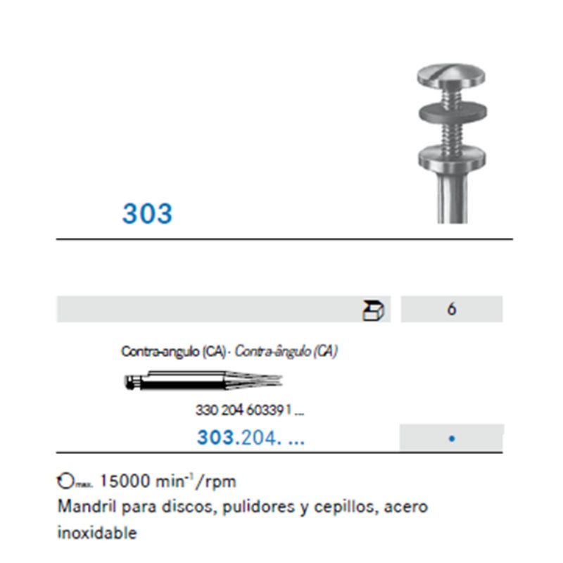 Mandril Para Discos, Pulidores – C/A