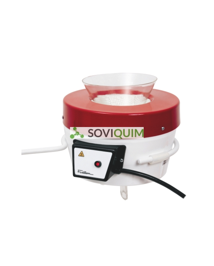 Manto Calefactor Para Embudo 9 A 13 Cm, 220V, 135 W, Con Regulador De Temp Hasta 300°C