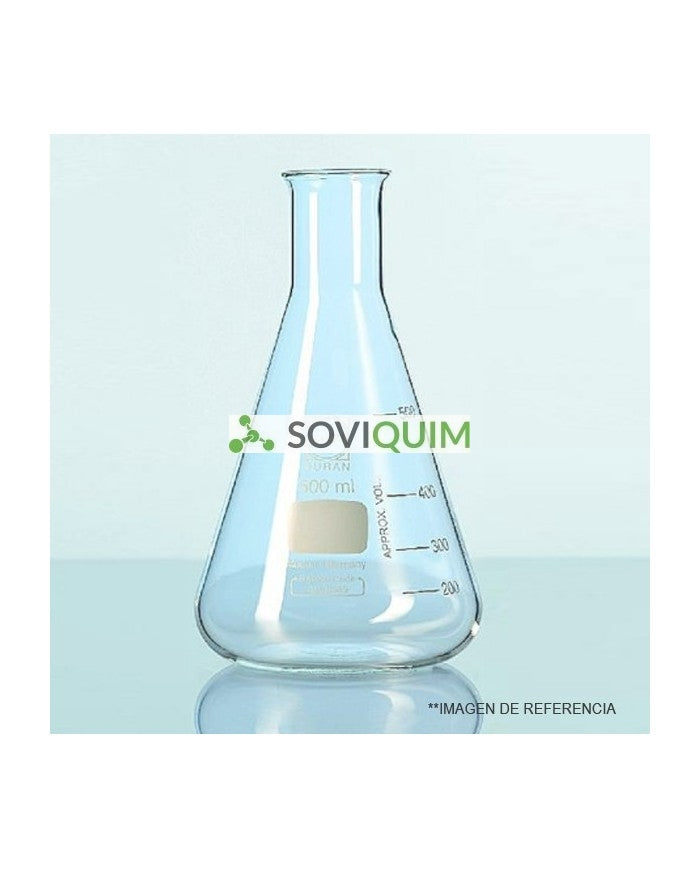 Matraces Erlenmeyer Duran® , Pared Grues Cuello Ancho, Graduados