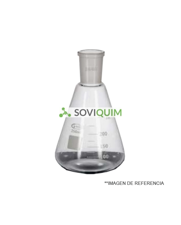 Matraz erlenmeyer s/tapa. 500 ml. NS 24/29