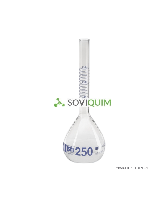 Matraz volumetrico p/vinas 690 - 710 ml