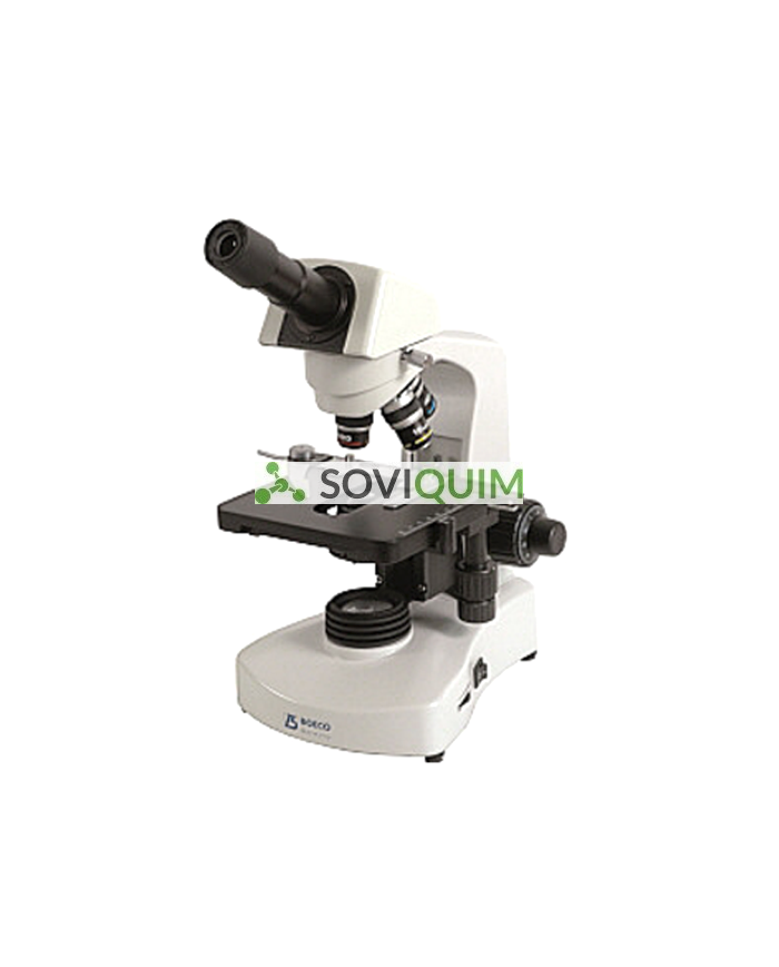 Microscopio Monocular Acromático Mod Bm-117 Objetivos 4 - 10 - 40X - 100X, Revolver Cuádruple Oculares 10X Platina, Condensador, Enfoque, Iluminación Y Acc.