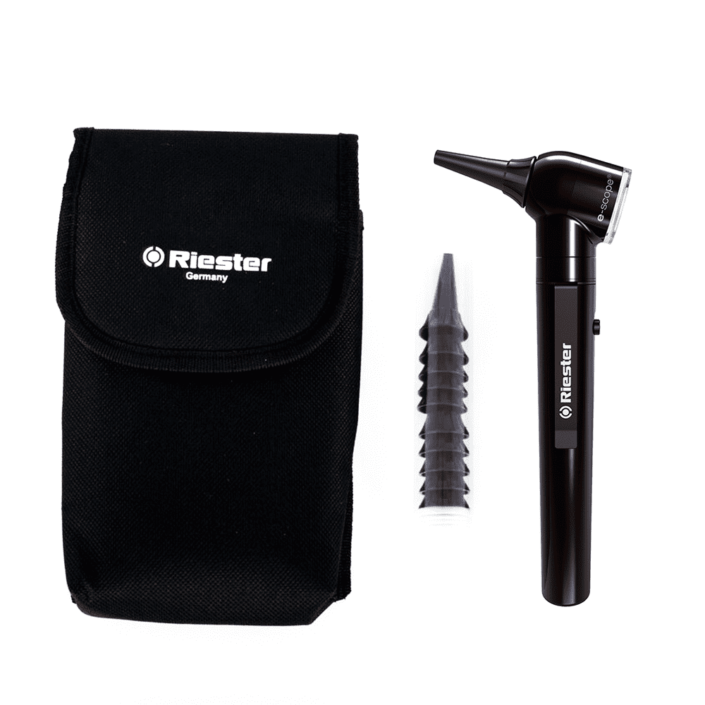 Otoscopio luz directa Xenón E-scope Riester