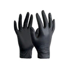 Guantes de Nitrilo Adicare Examinación sin Polvo Talla L 100 Unidades Negro - Imagen 2