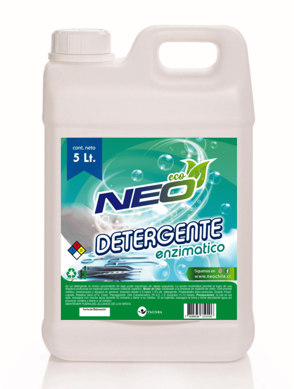 Detergente Enzimático Neo 5 L - Imagen 1