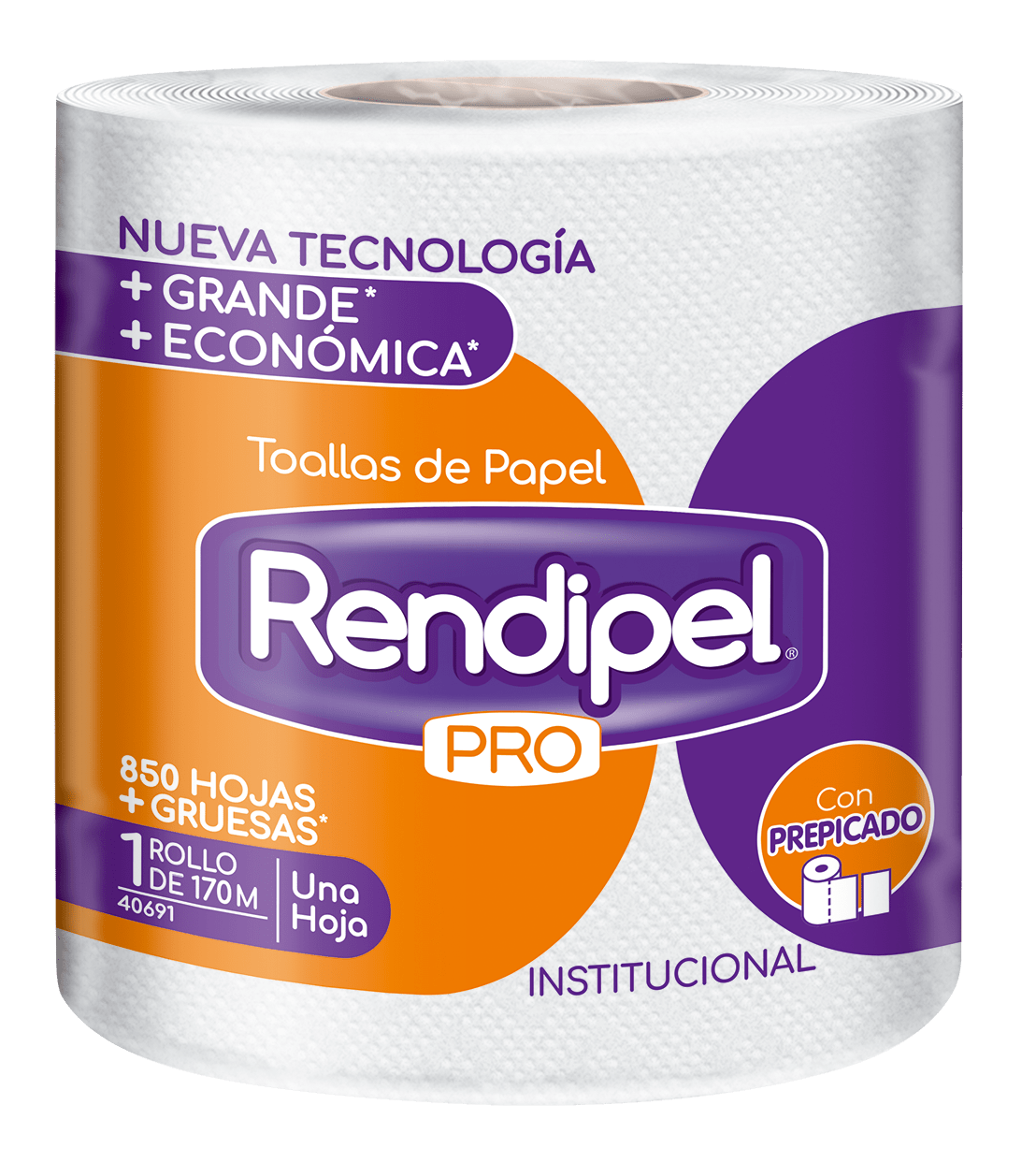 Toalla de Papel Rendipel Pro 1 Rollo 170 M - Imagen 1