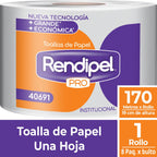 Toalla de Papel Rendipel Pro 1 Rollo 170 M - Imagen 2