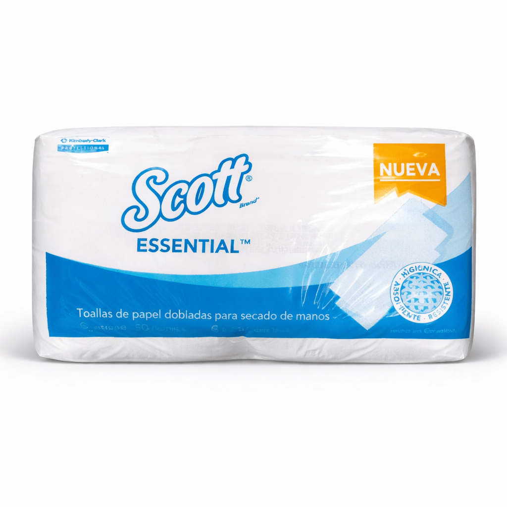 Toalla de Papel Scott Interfoliada 150 Unidades Hoja Simple - Imagen 1