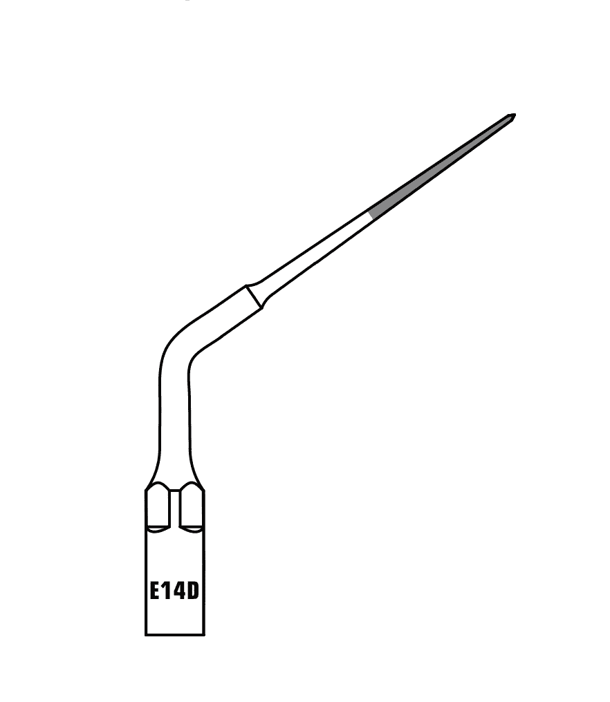 [PER2473E14D] Puntas Diamantadas Endo para Ultrasonido E Woodpecker (E14D)